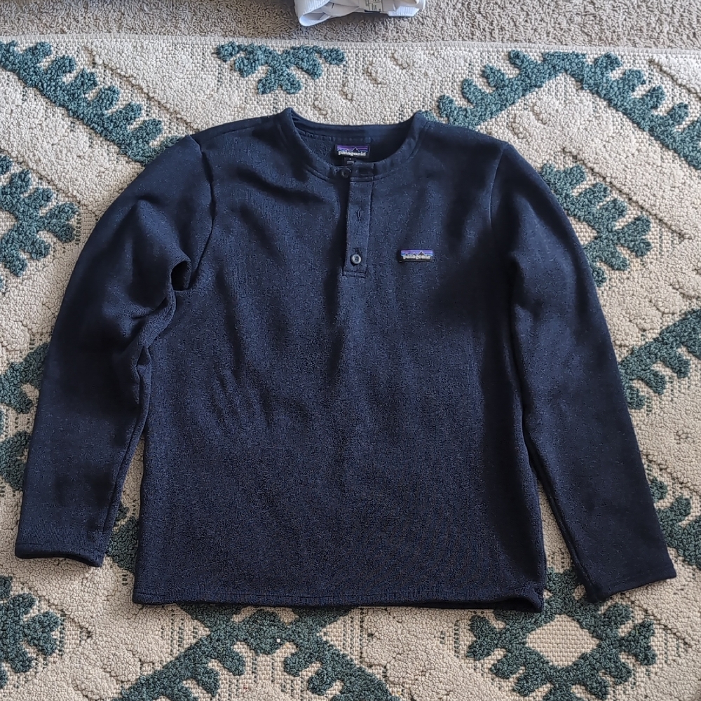 Patagonia Dark Blue Henley Shirt